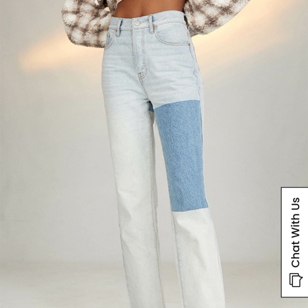 Dad Jean repair stripe